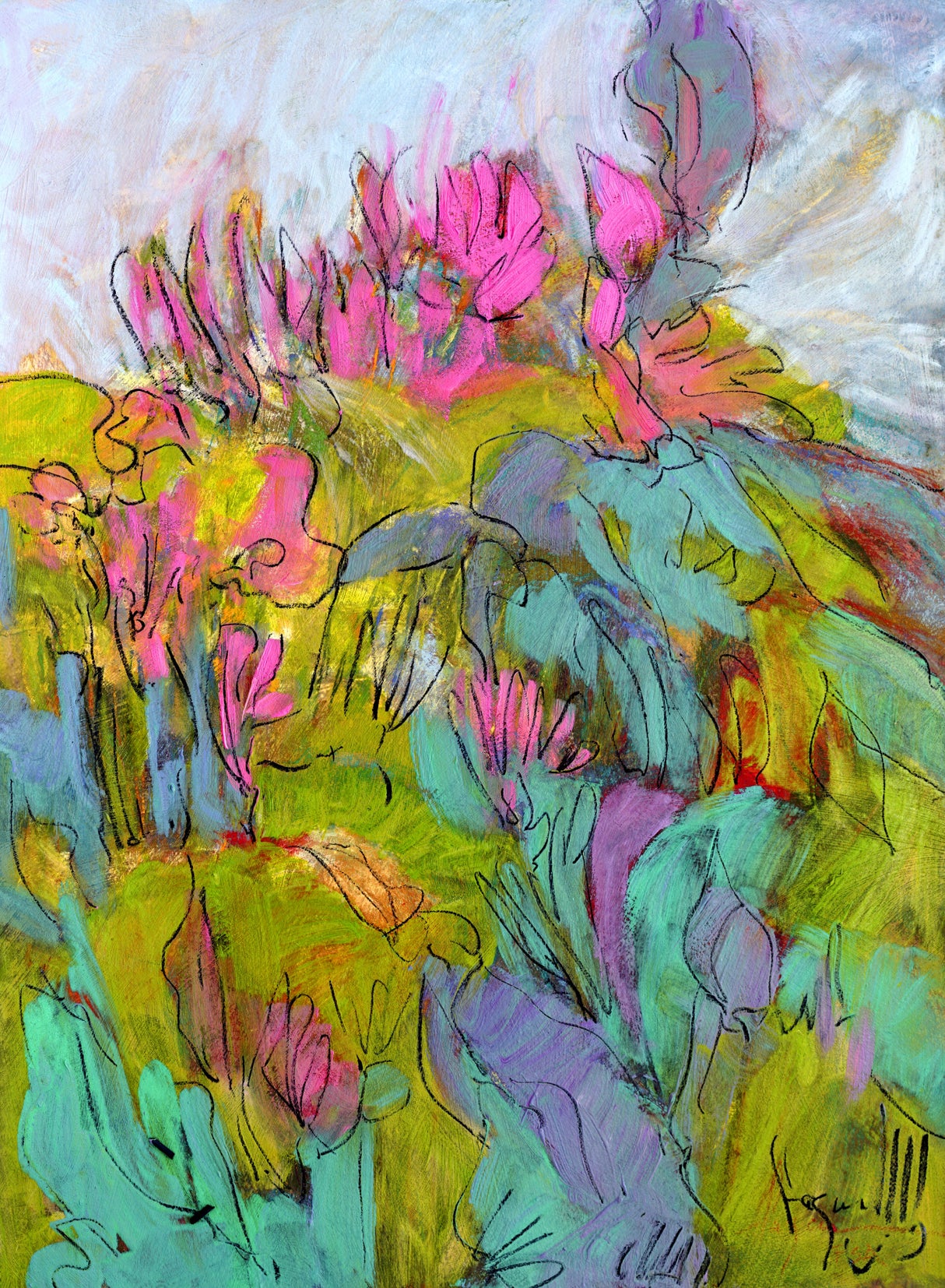Df828rise and Bloom Poster och Canvastavla