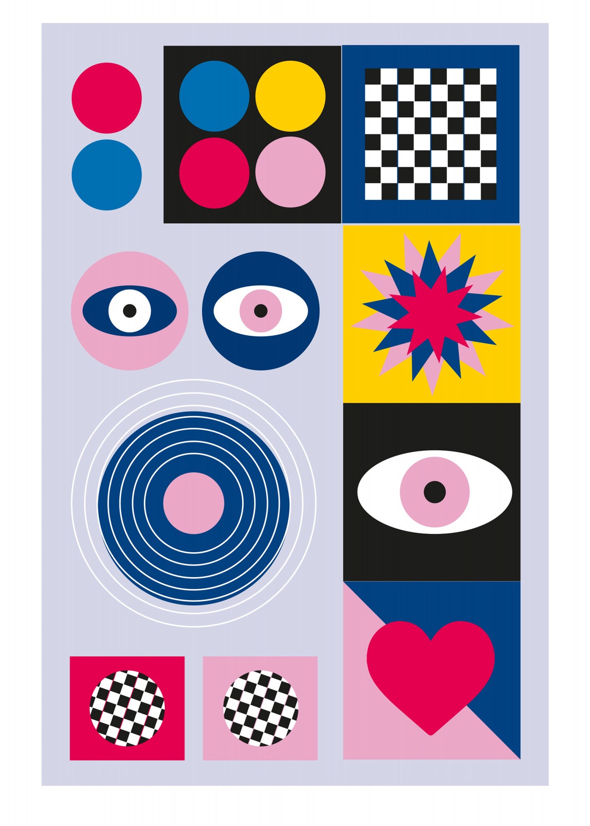 GEOMETRIC II Poster och Canvastavla