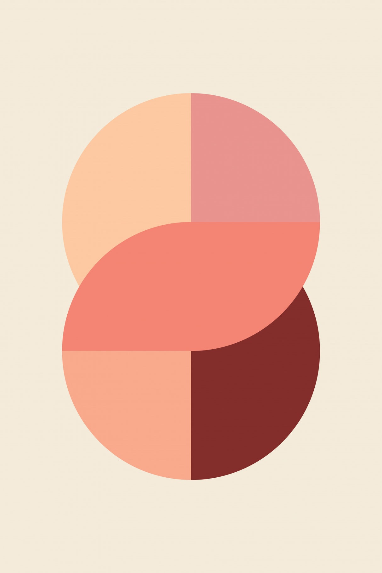 Peach 43 Poster och Canvastavla