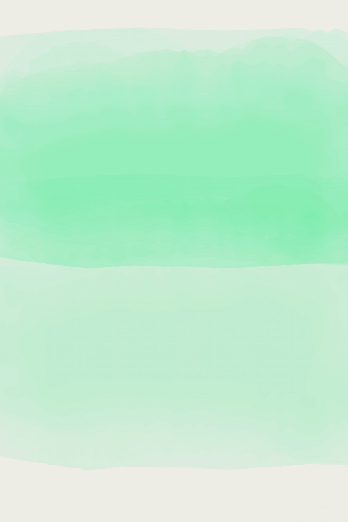 Light Green Watercolor Series #4 Poster och Canvastavla