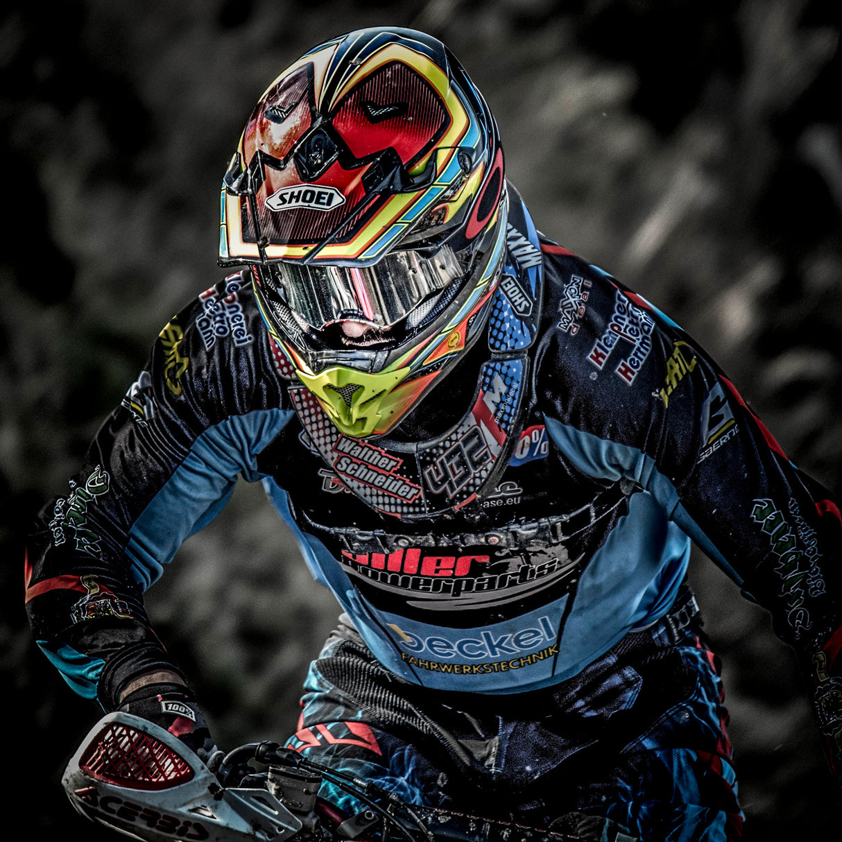 Motocross rider Poster och Canvastavla