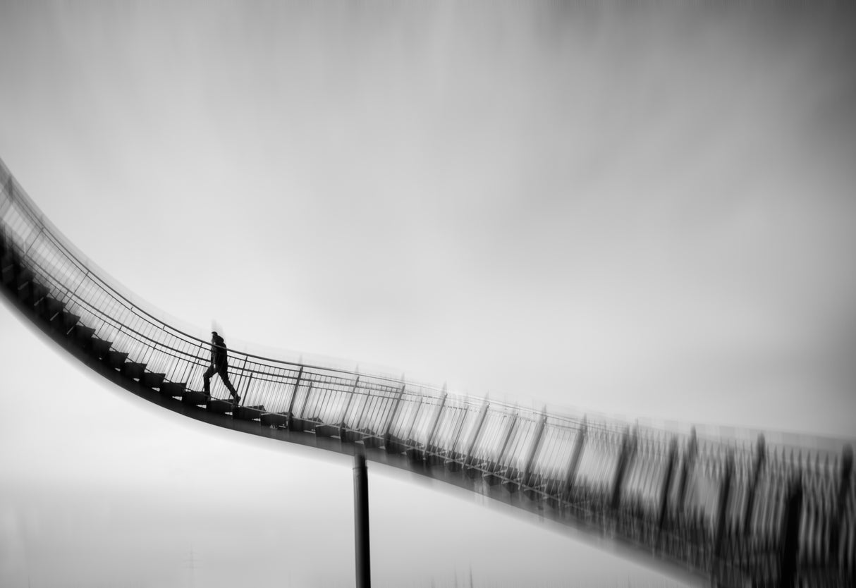 Magic Mountain Climber Poster och Canvastavla