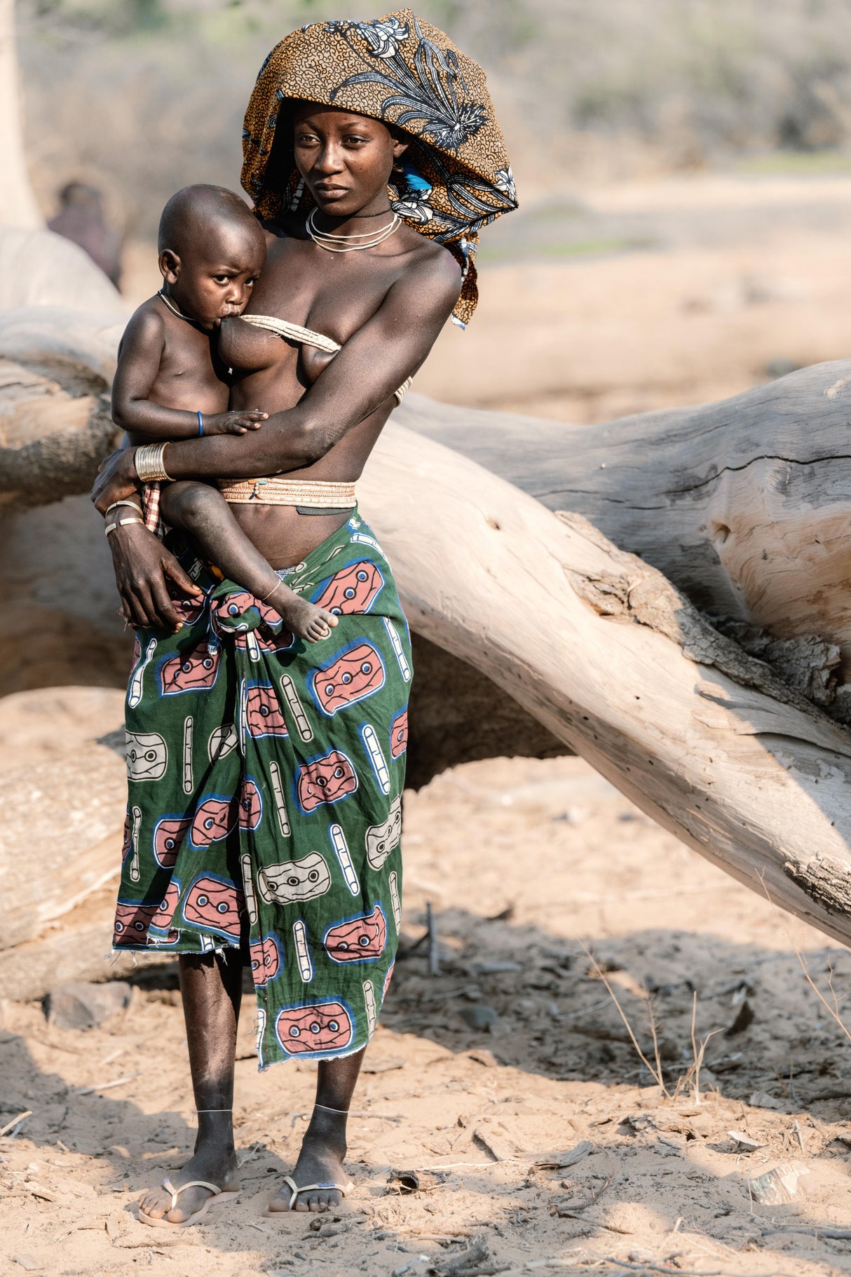 Omukuvale mother and child Poster och Canvastavla
