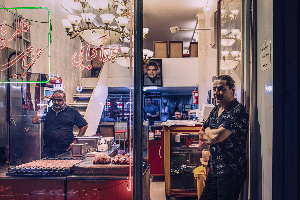 Iranian Kebab Poster och Canvastavla