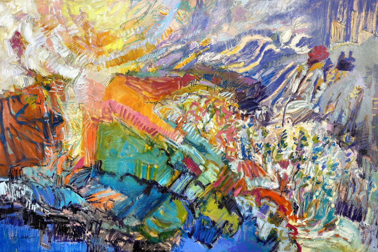 Df1928colorsofmy Heart Poster och Canvastavla