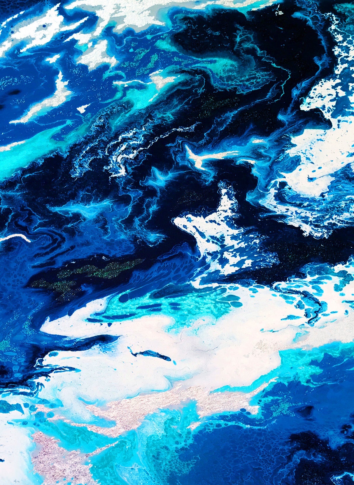 Bright Splash 1 Poster och Canvastavla