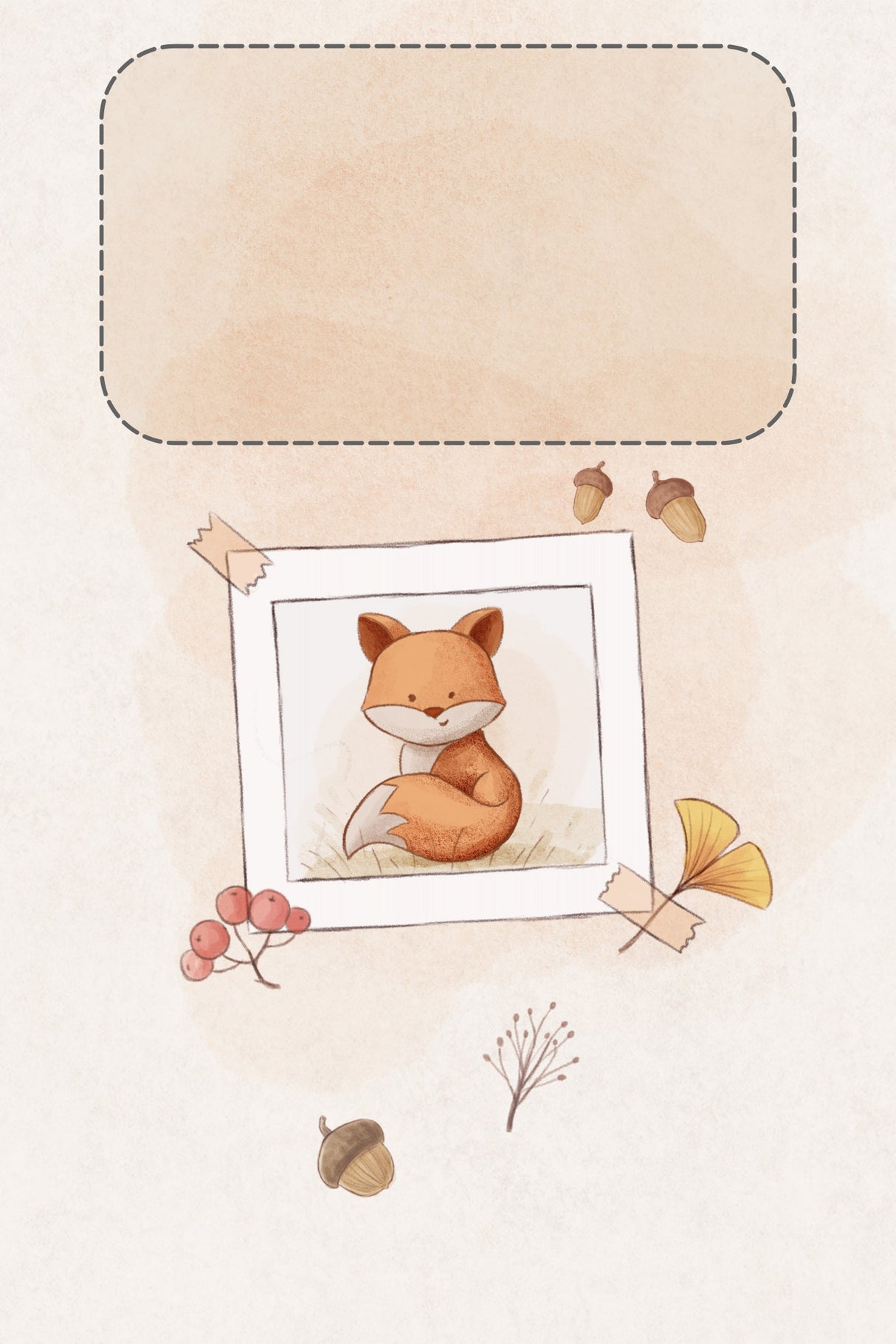 Kawaii Fox (1) Poster och Canvastavla