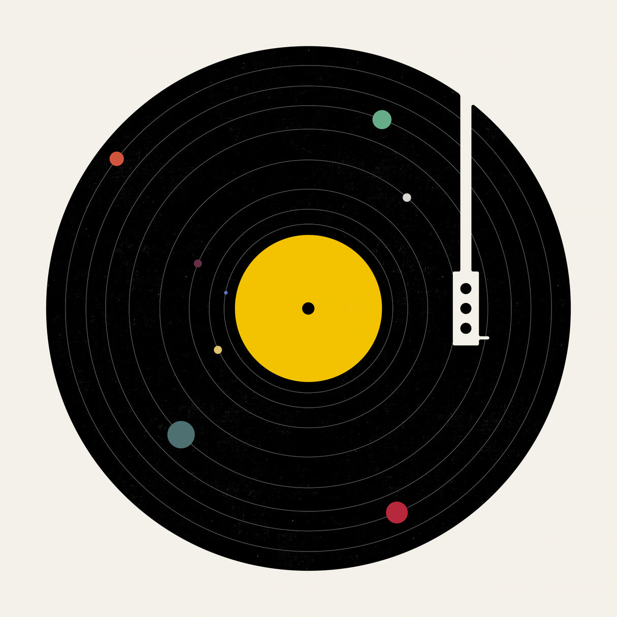 Music Everywhere Poster och Canvastavla