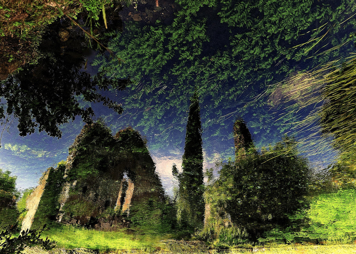reflected ruins Poster och Canvastavla