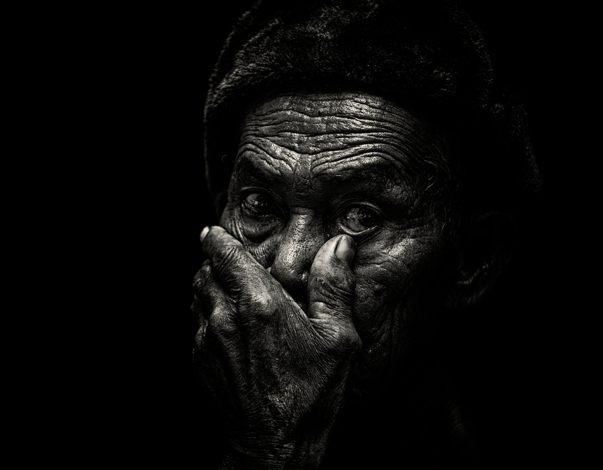 The old Face Poster och Canvastavla