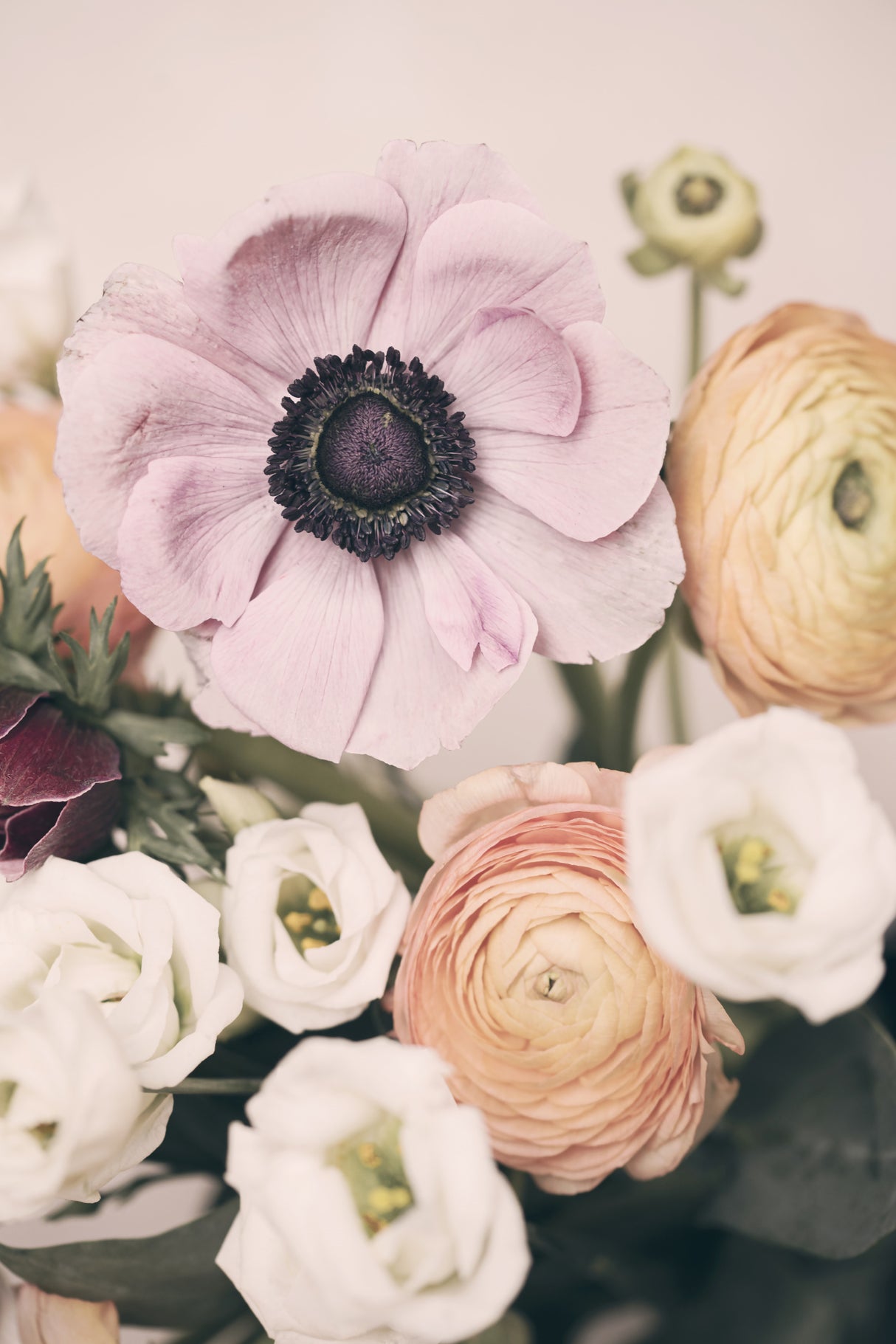 Pastel Bouquet Poster och Canvastavla