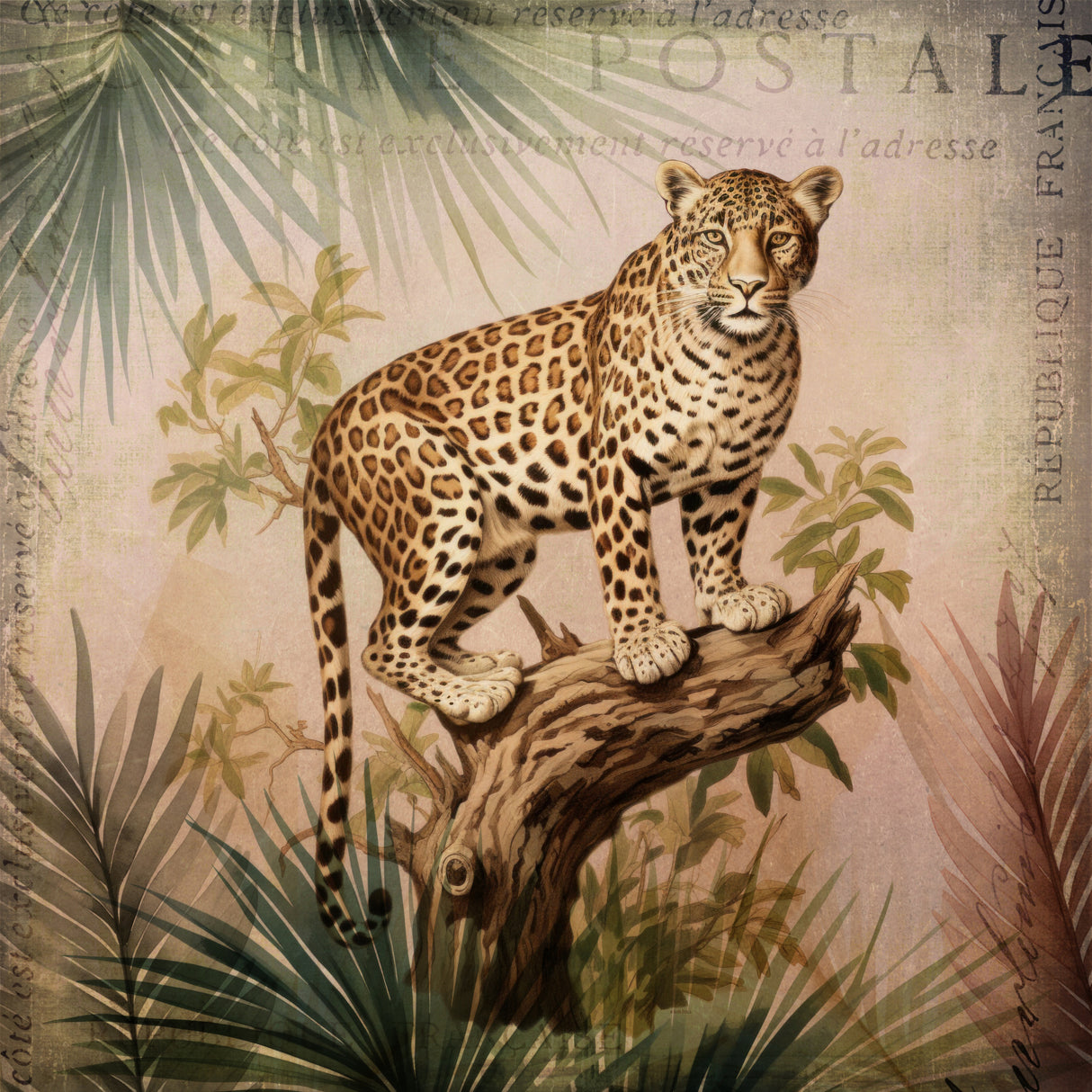 Cheetahs Exotic Jungle Poster och Canvastavla