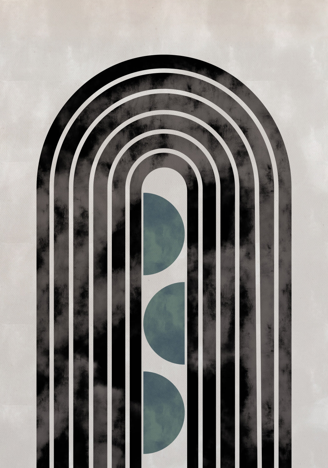 arch_capsule_001_green Poster och Canvastavla