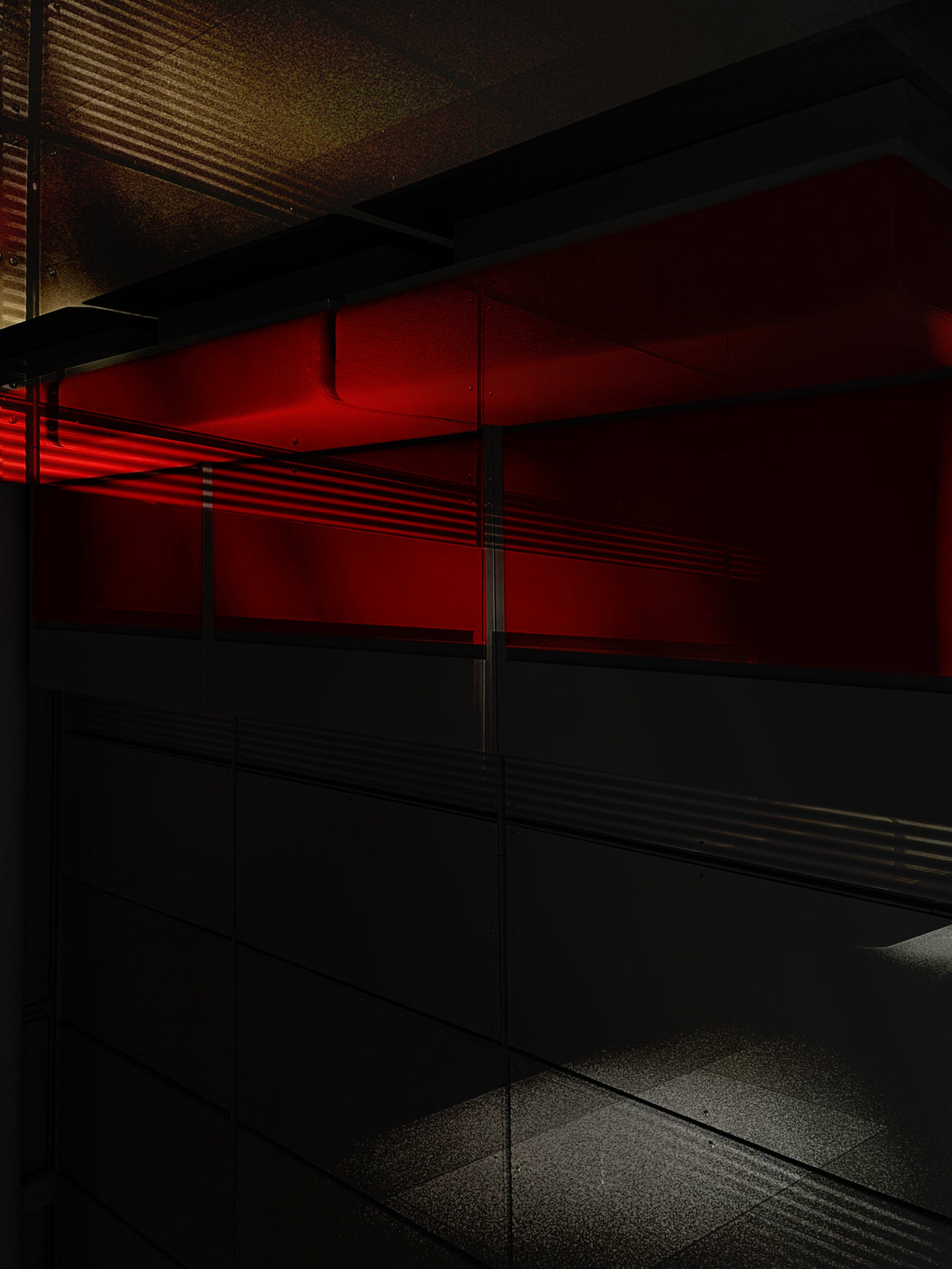 Red/Black Poster och Canvastavla