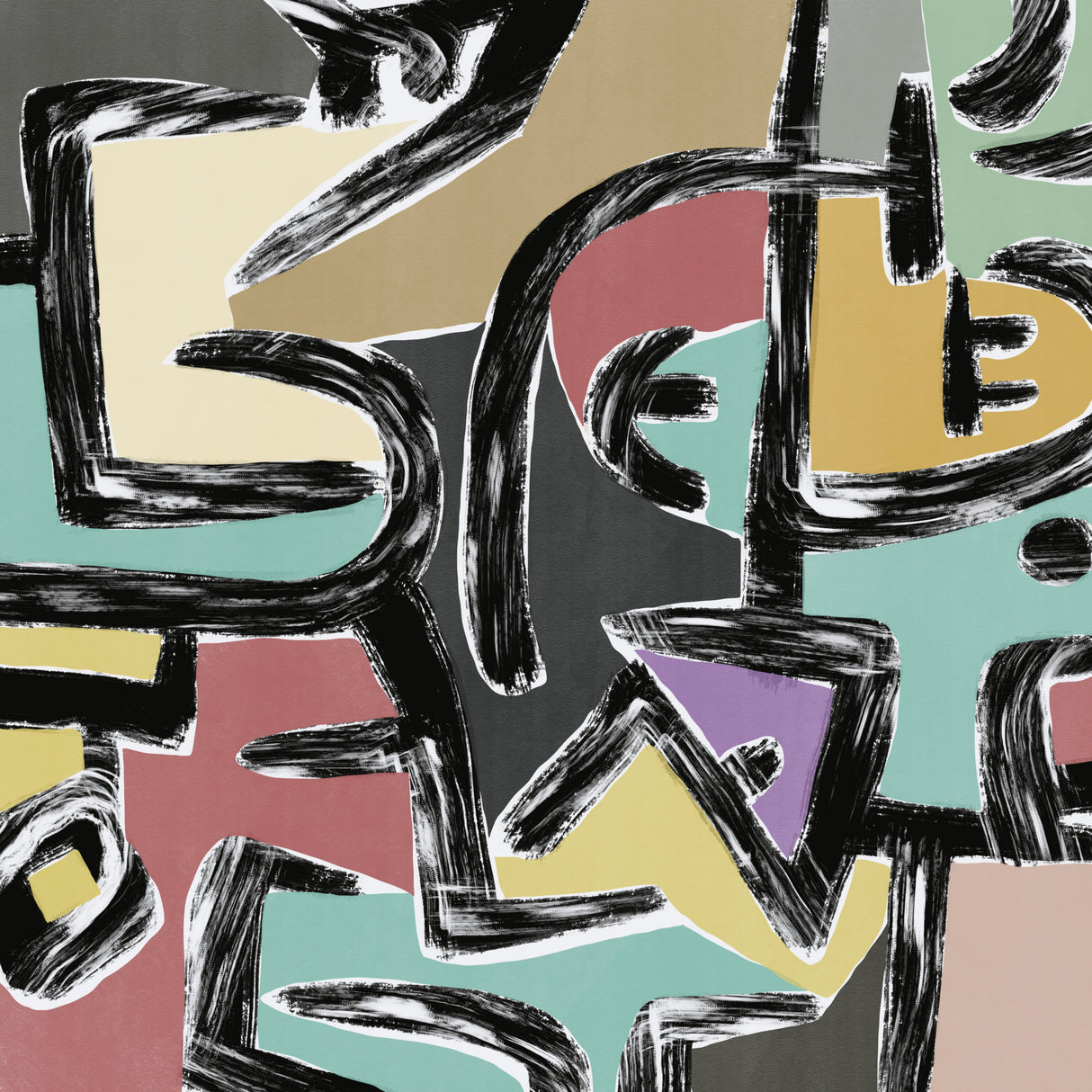 Ink and colors 05 Poster och Canvastavla