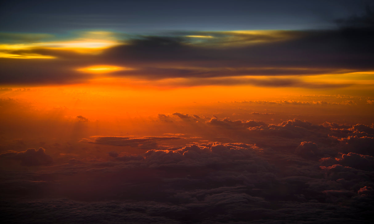 Sunset over sky Poster och Canvastavla