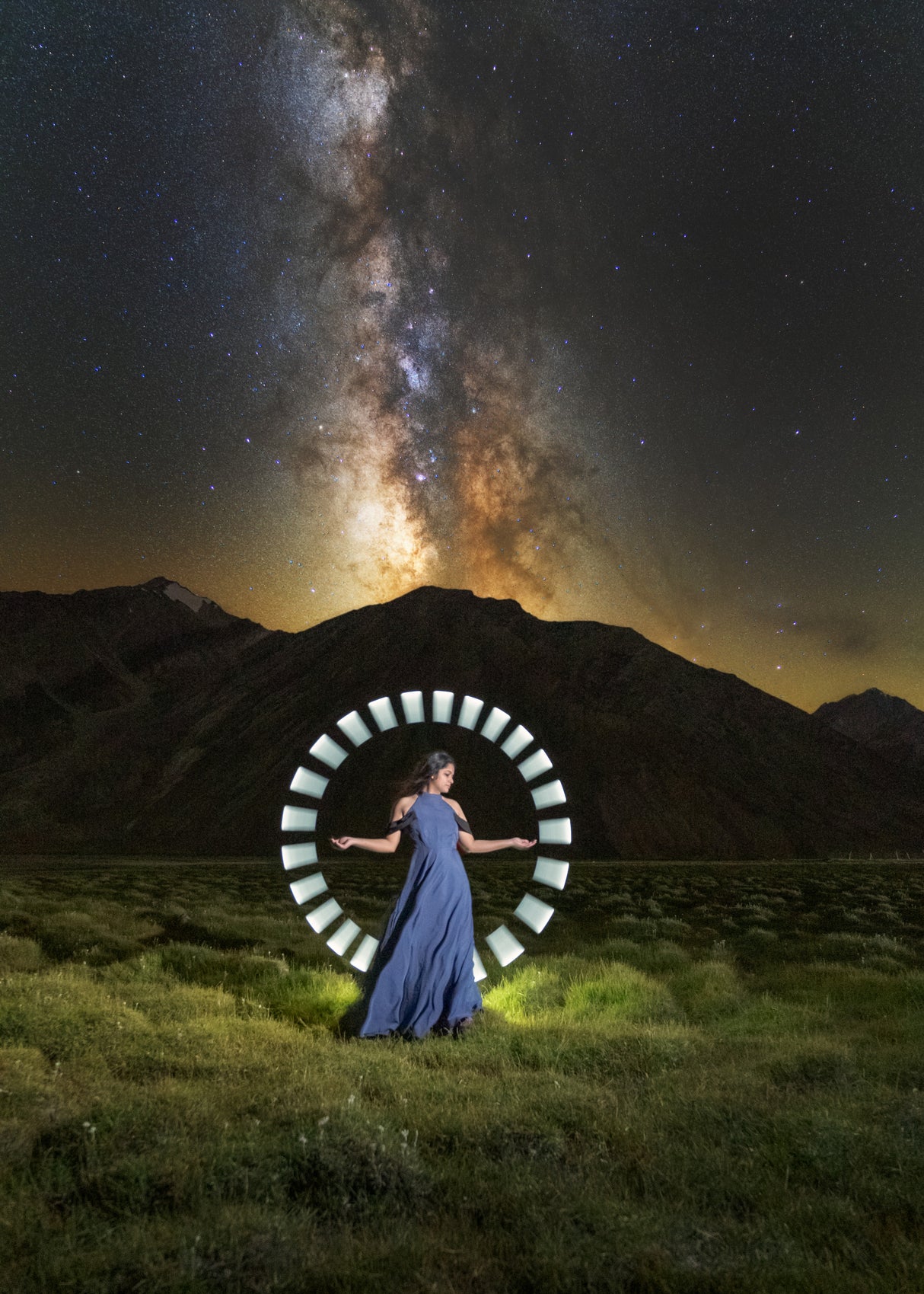 GODDESS AND THE MILKYWAY Poster och Canvastavla