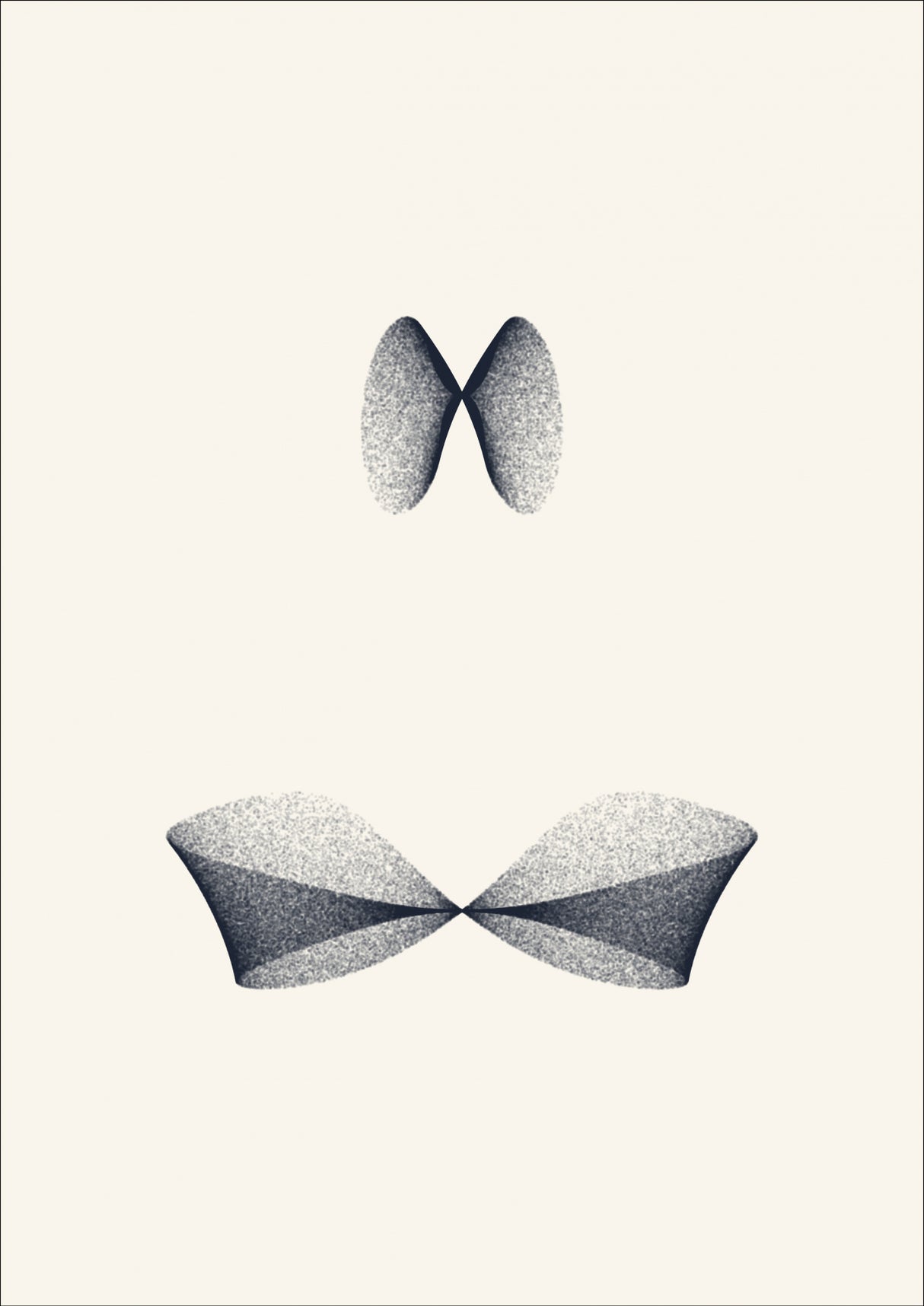 Mobius Bow Tie Poster och Canvastavla