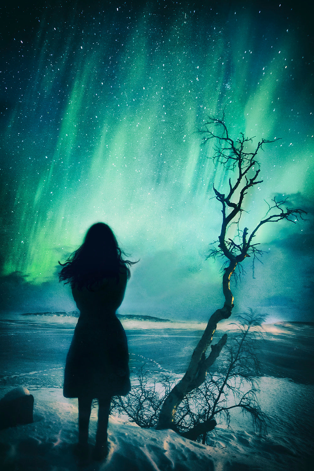 Arriving somewhere but not here Poster och Canvastavla