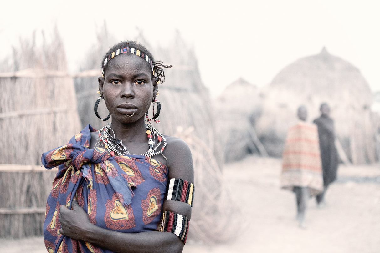 In a Jiye Village Poster och Canvastavla
