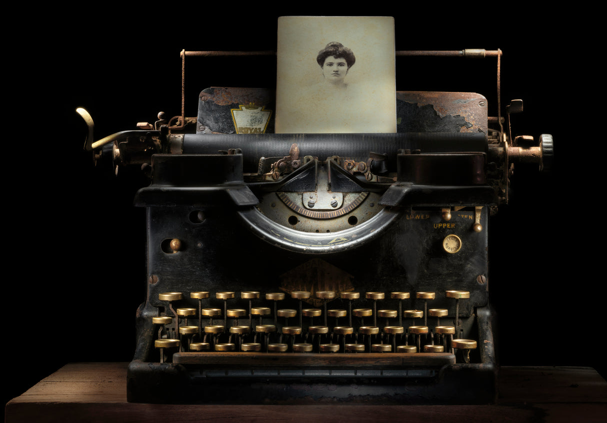 Typewriter Poster och Canvastavla