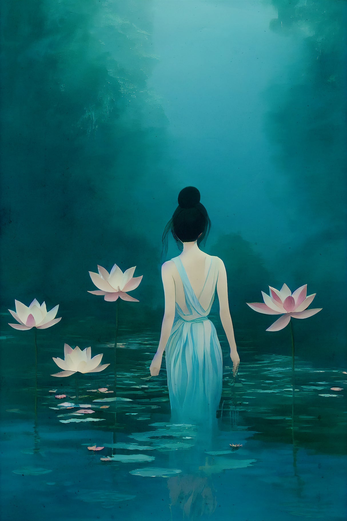 In The Pond Poster och Canvastavla
