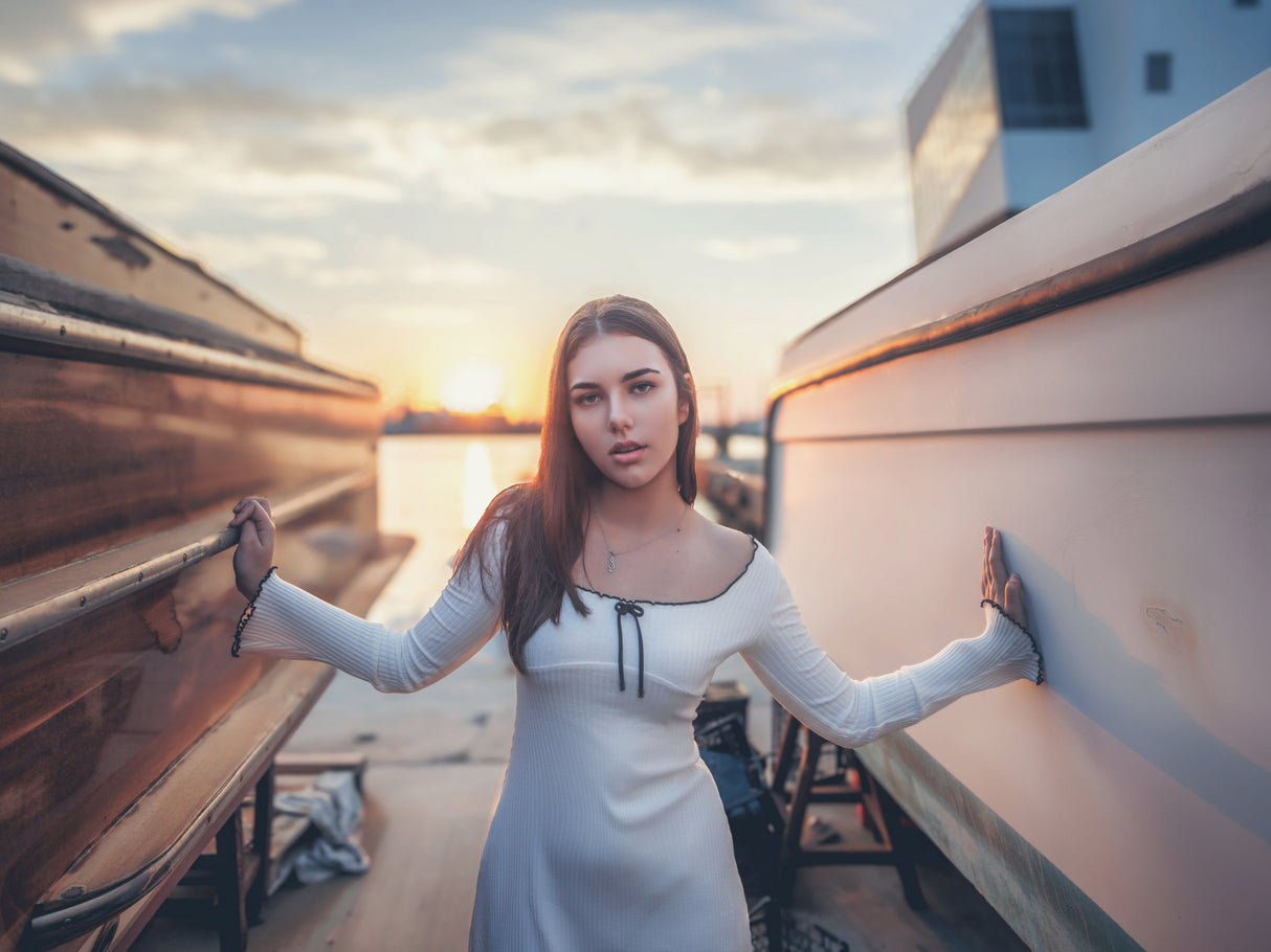 Between the Boats Poster och Canvastavla
