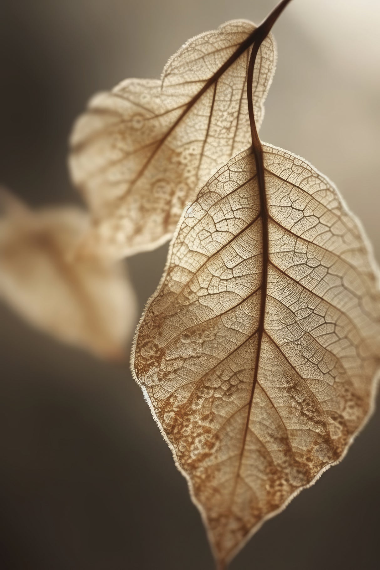 Leaf Macro Poster och Canvastavla