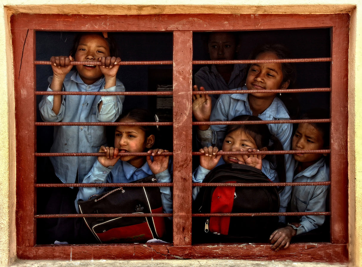 Children of Nepal - Series Poster och Canvastavla