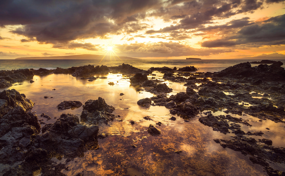 Sunset Over Makena Cove #1 Poster och Canvastavla