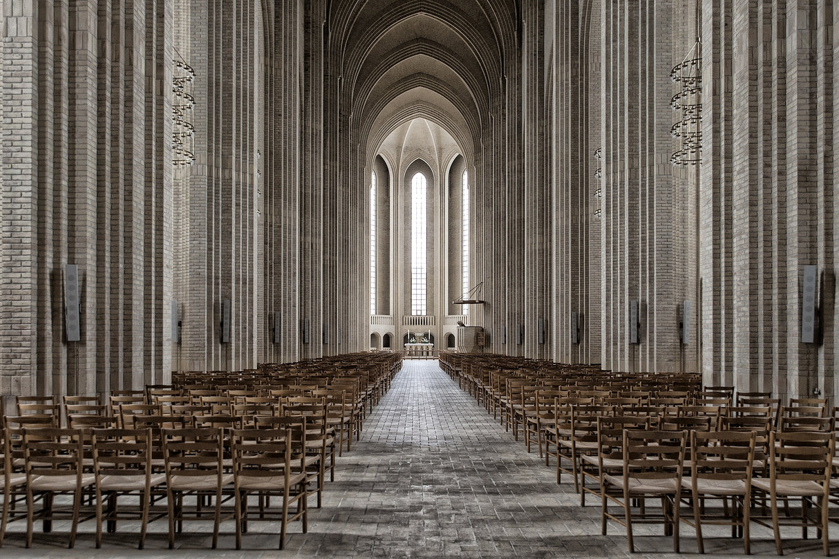 Grundtvigs church Poster och Canvastavla