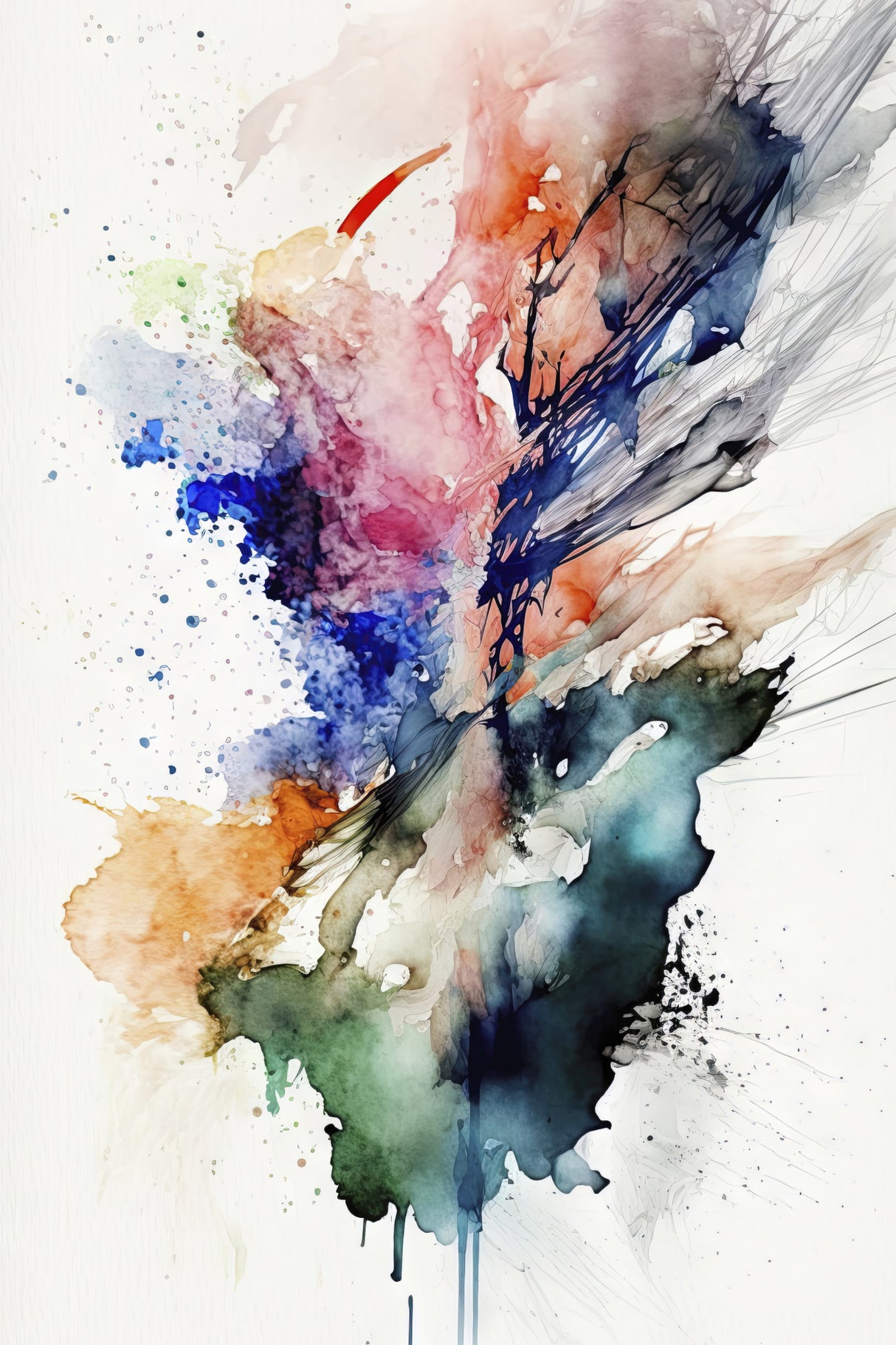 Stranger Shapes Poster och Canvastavla