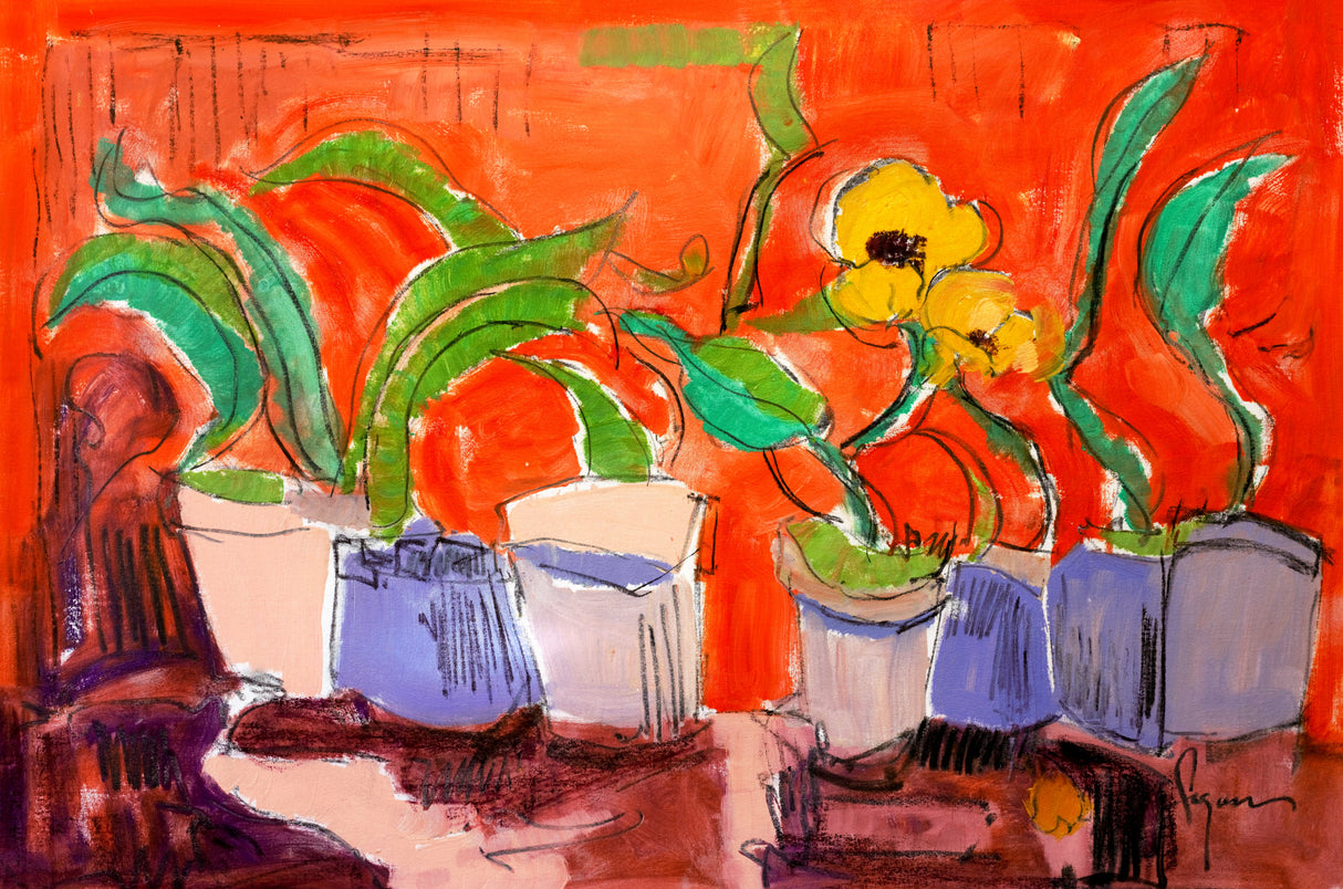 Df642 Joybloomsincherishedgarden Poster och Canvastavla