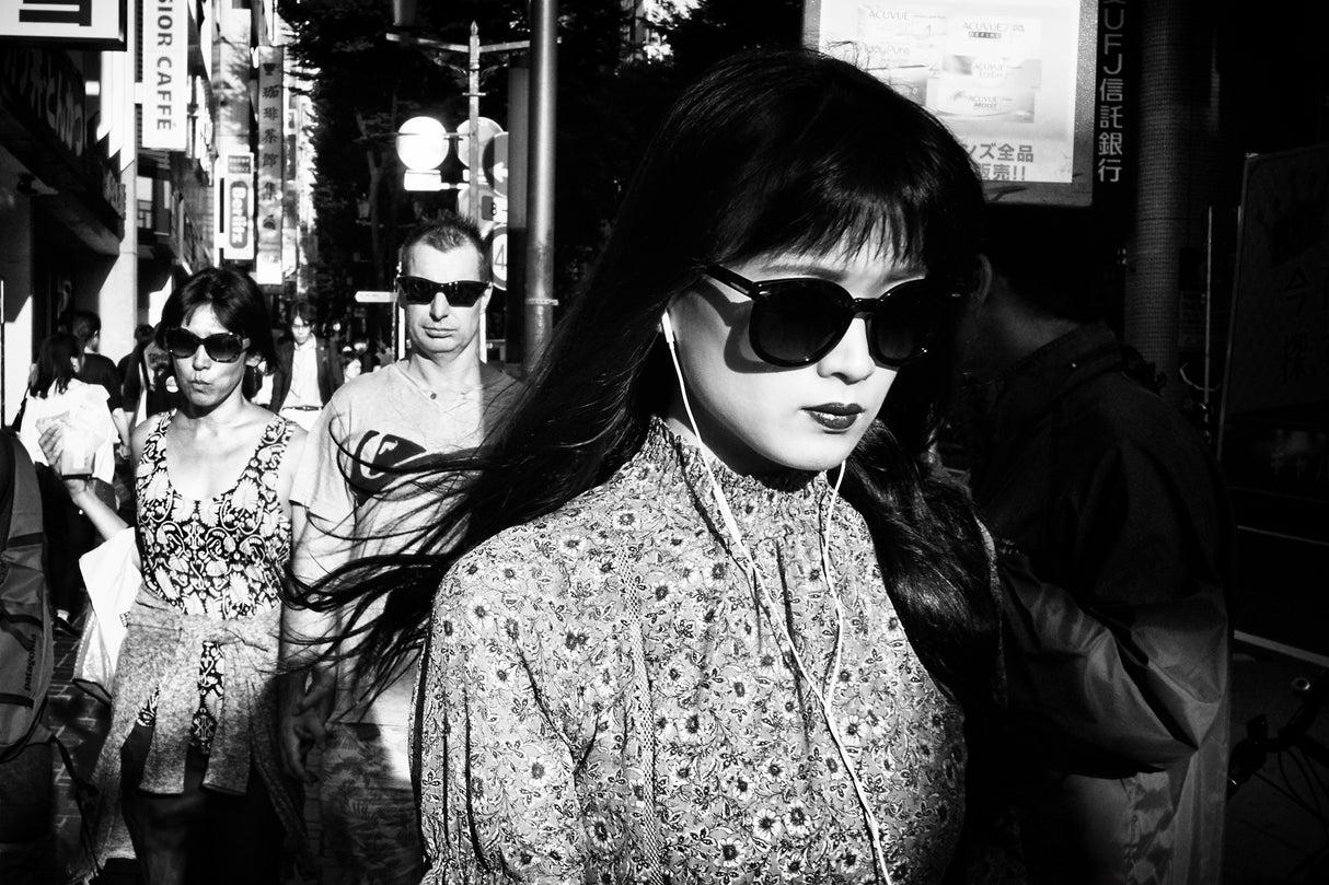 Shibuya Street - TOKYO 2017 Poster och Canvastavla