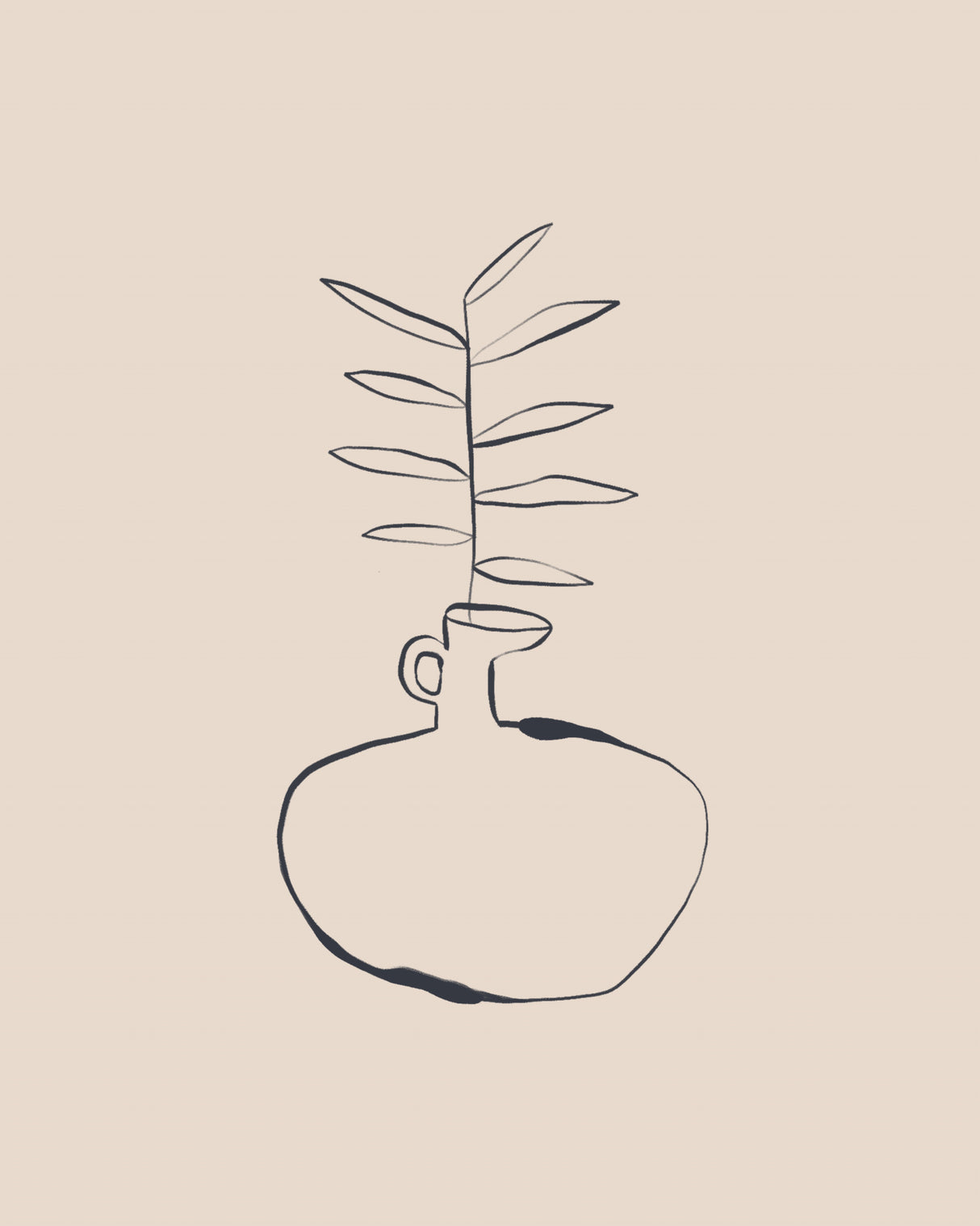 Olive Fase Poster och Canvastavla