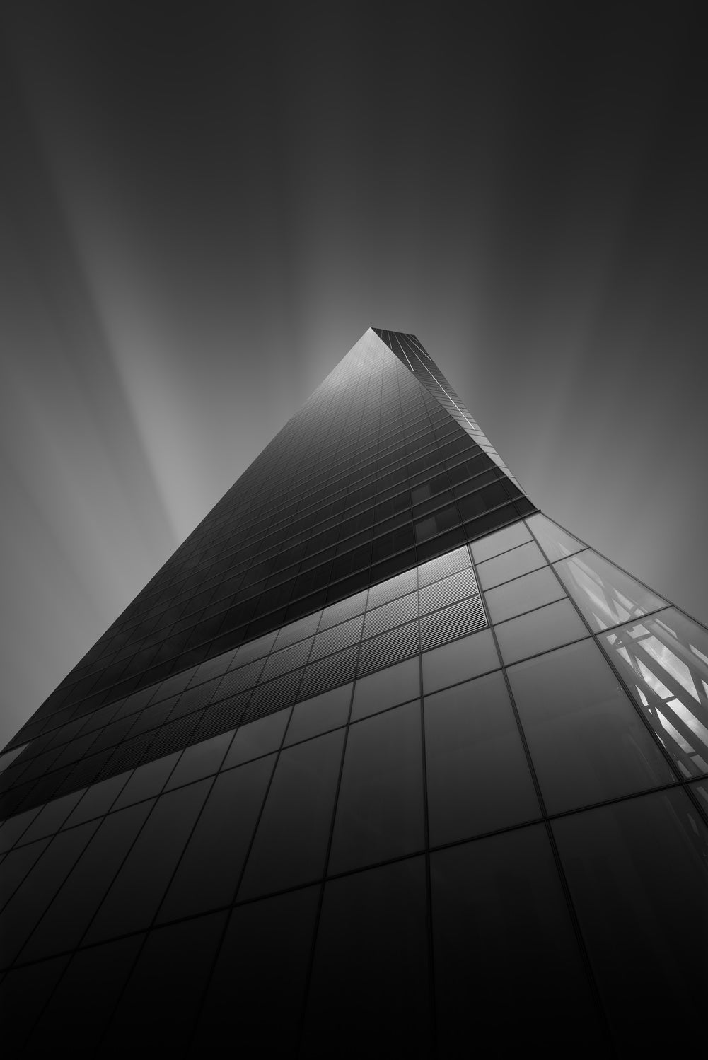 Dark glass tower Poster och Canvastavla