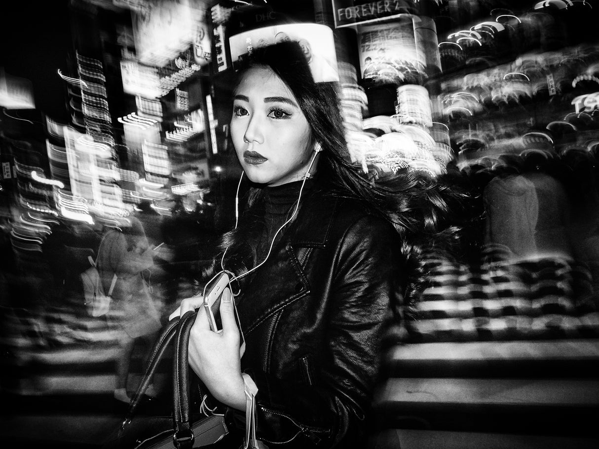 Shibuya Street - TOKYO 2016 Poster och Canvastavla