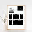 Weekly Family Planner Poster