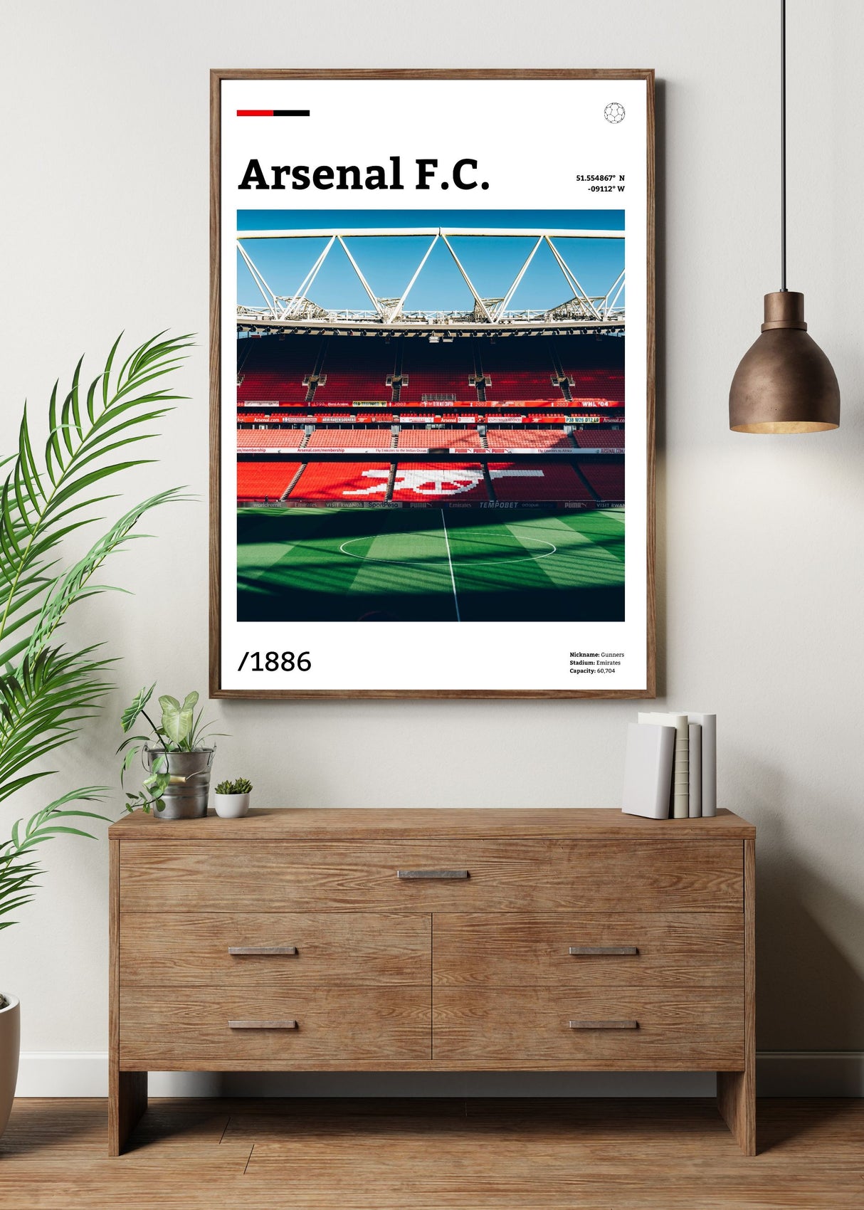 Arsenal Emirates stadium poster