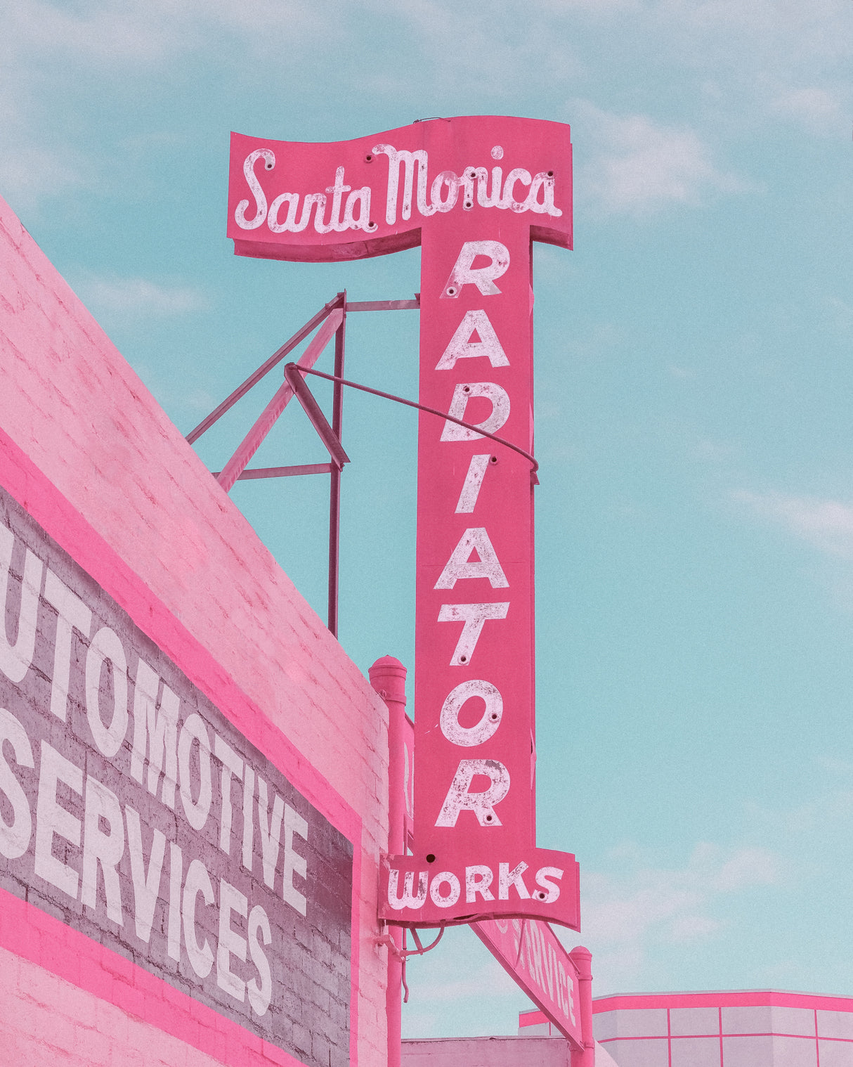 Santa Monica Radiator Works Poster och Canvastavla