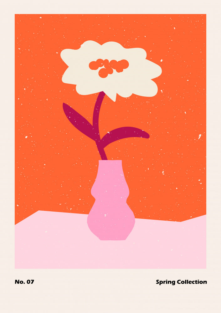 Spring Flower #07 Vas och keramikposter