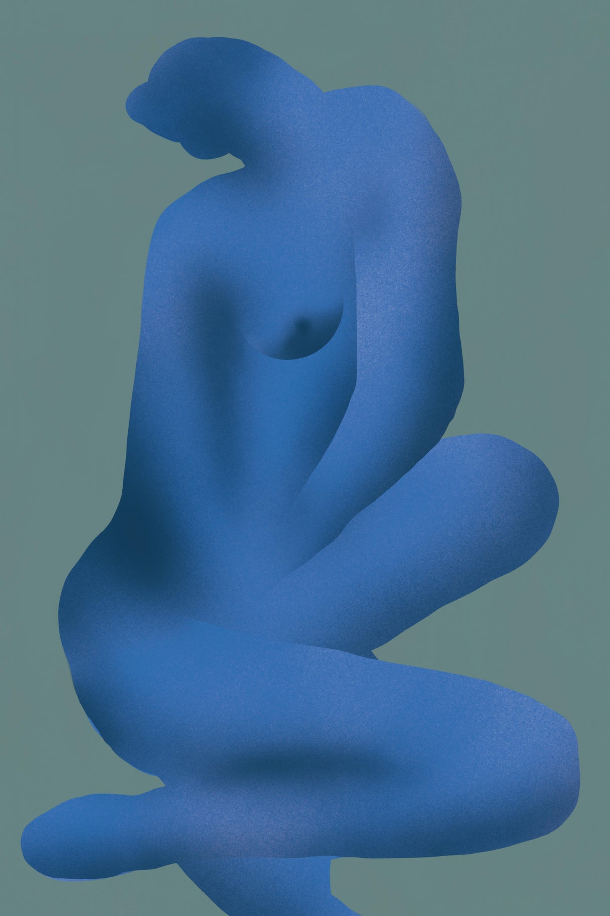 Color nude 05 Poster och Canvastavla