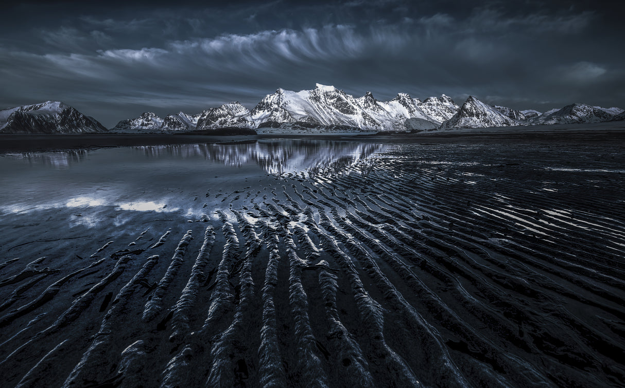wave formed ripple marks Poster och Canvastavla