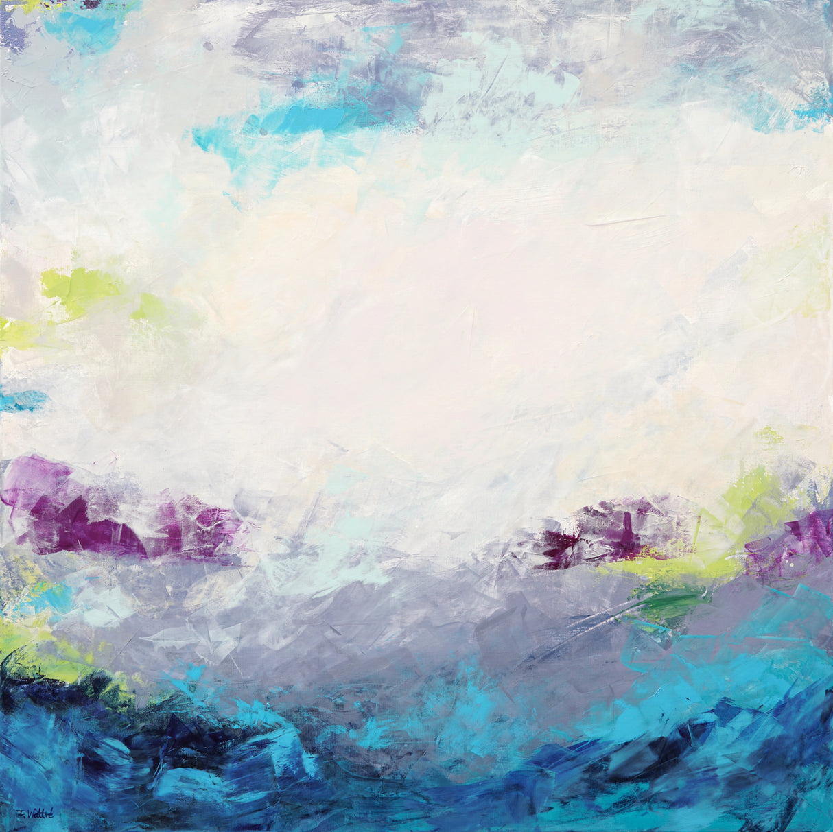 Summer morning by the Sea 1 Poster och Canvastavla