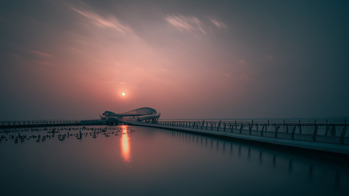 Suzhou Bay Poster och Canvastavla