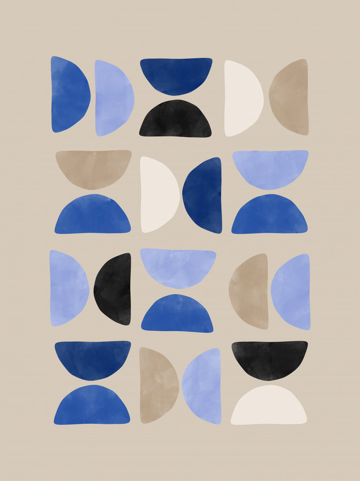 3x4 Aspectratio Indigo50 Poster och Canvastavla