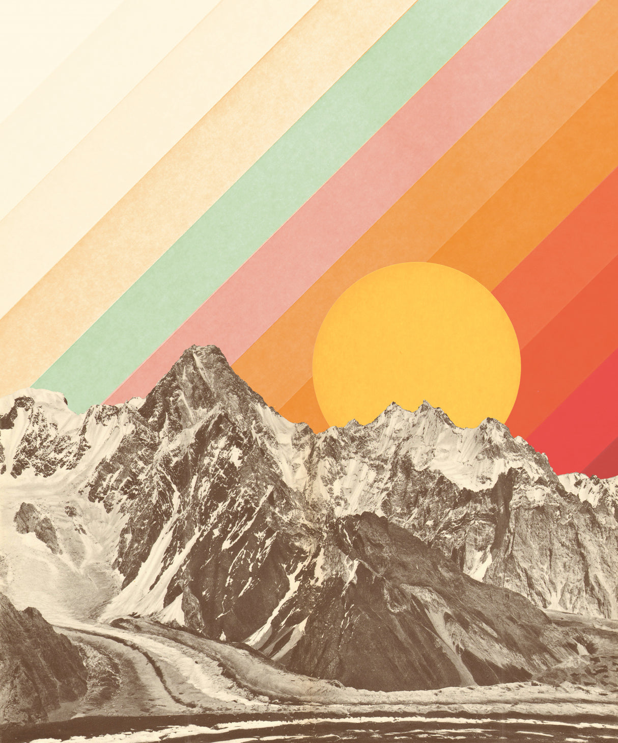 Mountainscape Nº1 Poster och Canvastavla