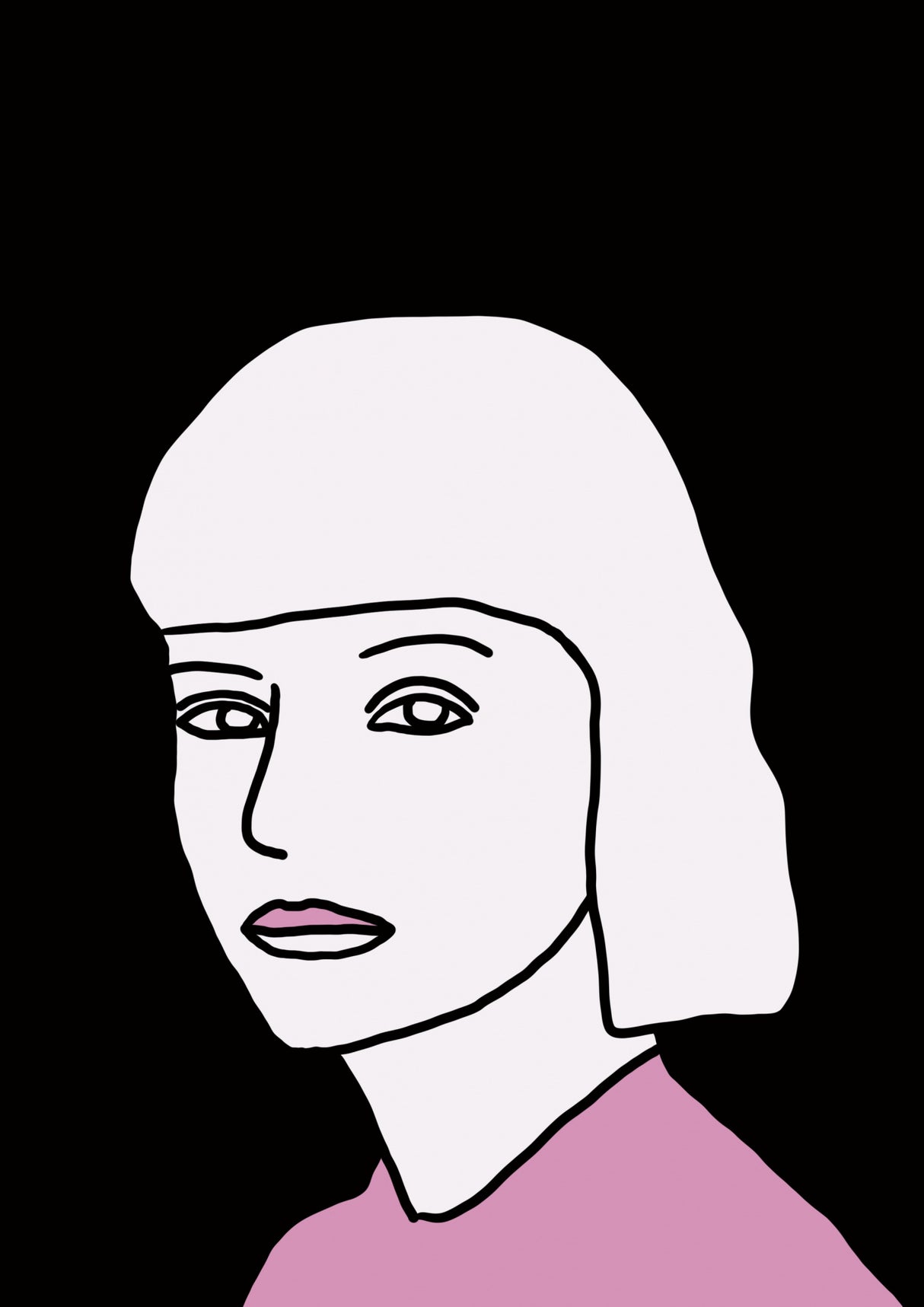 The Look in Pink and Black Poster och Canvastavla