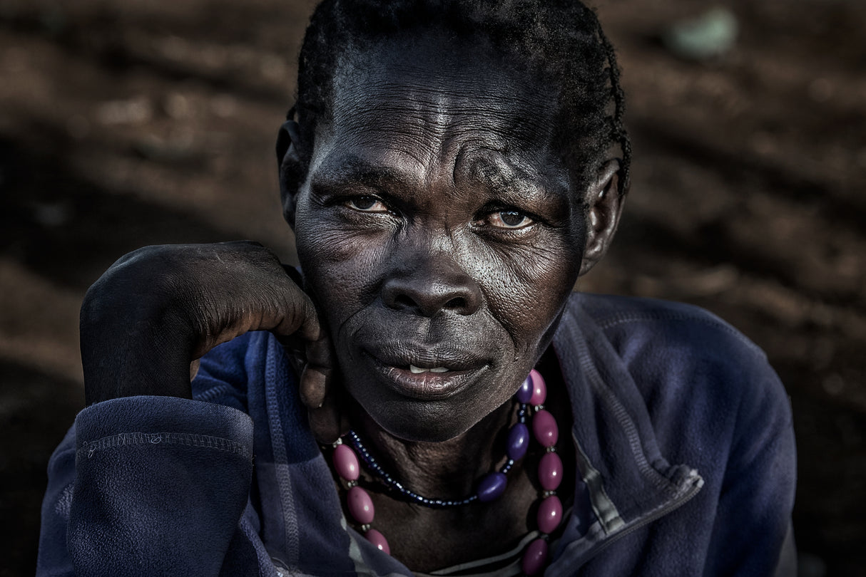 Pokot tribe woman-Kenya Poster och Canvastavla