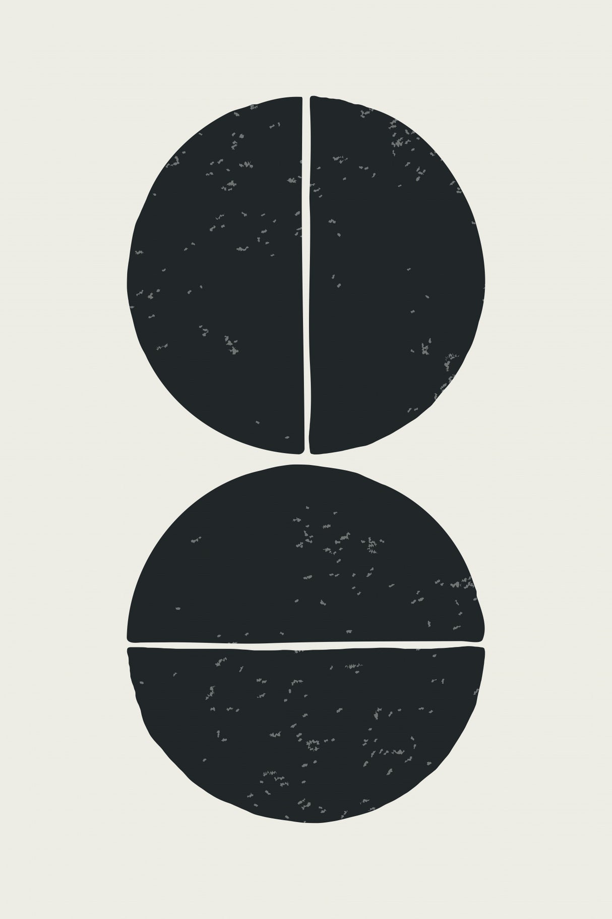 Minimal Circles #2 Poster och Canvastavla